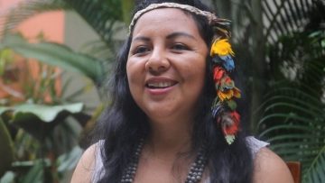 Lideresa indígena Harakbut, Yésica Patiachi, es elegida vicepresidenta de la REPAM