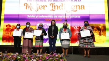 Cinco lideresas indígenas son reconocidas por el Ministerio de Cultura
