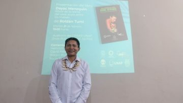 “Sacar un libro para mí es un orgullo”: Roldán Tumi, primer antropólogo matsés del Perú