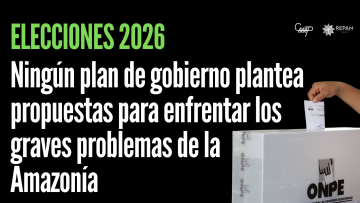 Elecciones 2026: ningún plan de gobierno plantea propuestas para enfrentar los graves problemas de la Amazonía