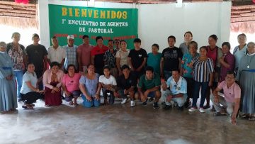 “Servir con amor, construir comunidades”: Agentes pastorales de los ríos Mazán y Bajo Napo fortalecieron sus capacidades para reflexionar sobre la realidad nacional