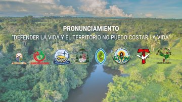PRONUNCIAMIENTO DE LOS OBISPOS DE LA AMAZONÍA PERUANA: «DEFENDER LA VIDA Y EL TERRITORIO NO PUEDES COSTAR LA VIDA»